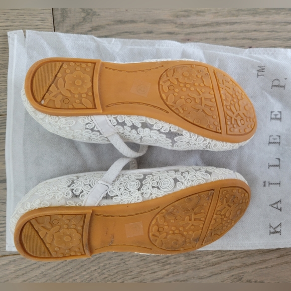 Kailee P. "Pas" Crochet Mary Jane Flats - Picture 2 of 2